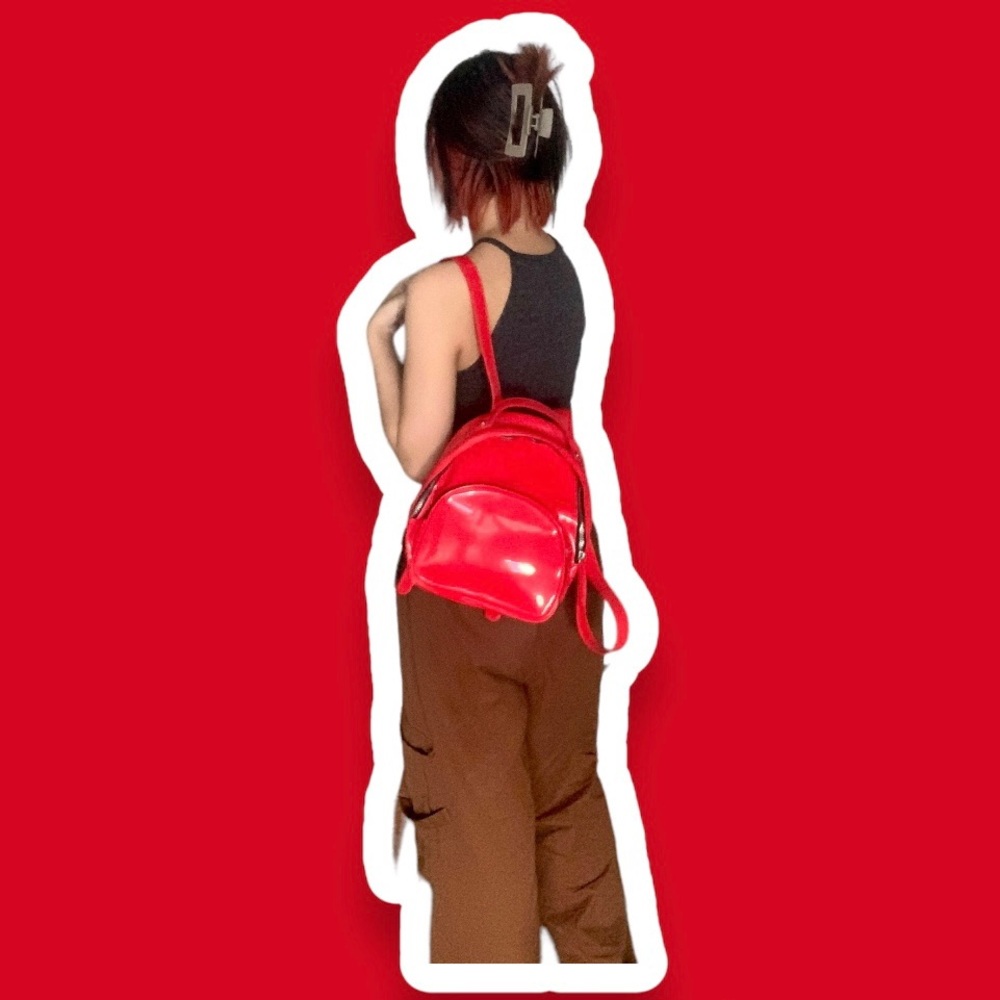 RED Flashy Backpack - Picture 5 of 6